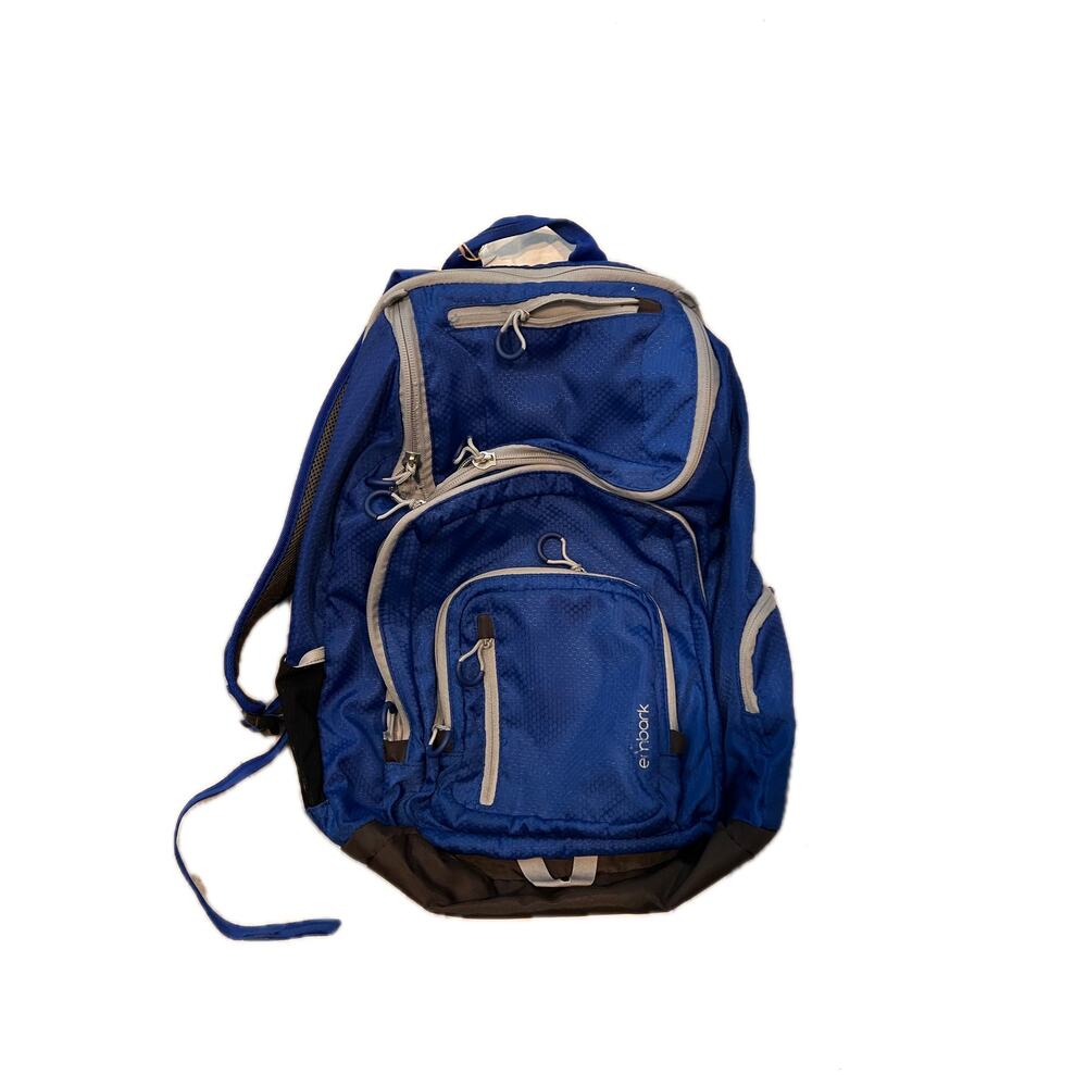 Embark Blue Padded Backpack